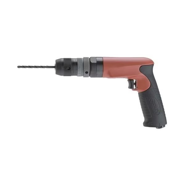 Pistol Grip Drill, NonReversible, ToolKit Bare Tool, 38 Chuck, Keyless Chuck, 2600 RPM, 1 hp, R, Sioux Tools, Mfr#: SDR10P26NK3